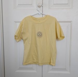 hollister sun cropped shirt